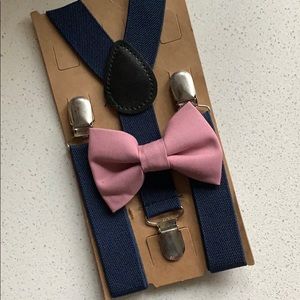 Toddler BowTie Suspender Set